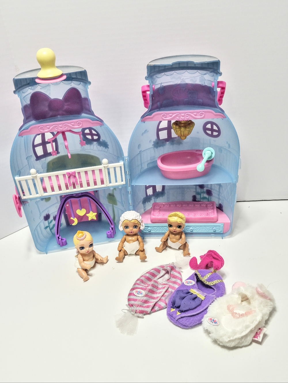 Baby Born Surprise Baby Bottle House Bundle